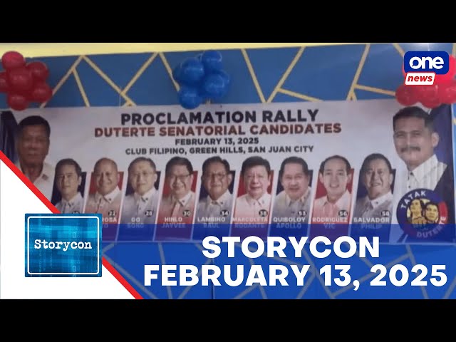 Ex-Pres. Duterte leads PDP-Laban proclamation rally | Storycon Supercut