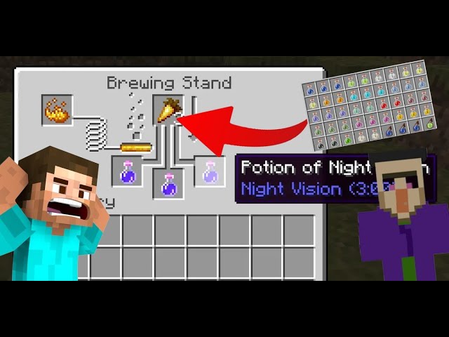 ALL POTION RECIPES IN MINECRAFT | MINECRAFT | TUTORIAL | TECHNO GAMERZ | DARK COLD YT #minecraft