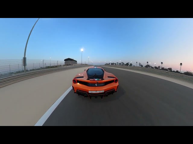 Ferrari 488 Pista Spider, Milky Orange on the track @ BIC