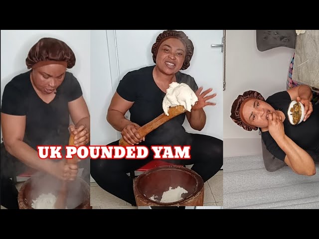 HOW TO MAKE AFRICAN POUNDED YAM IN THE UK