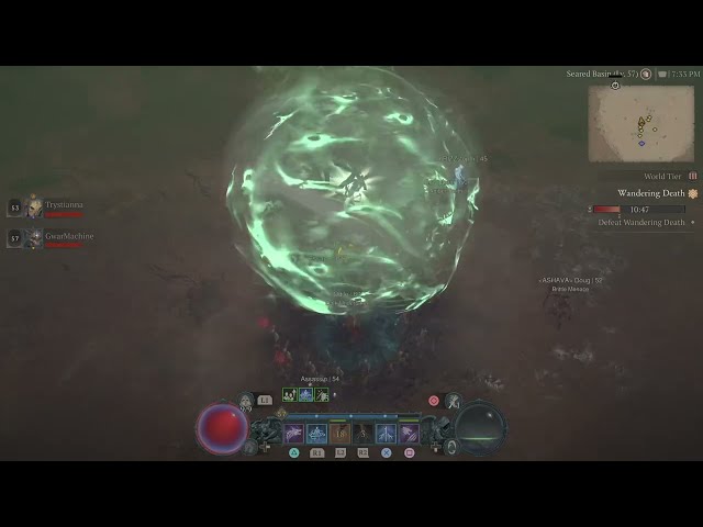 Wandering Death T3 world boss