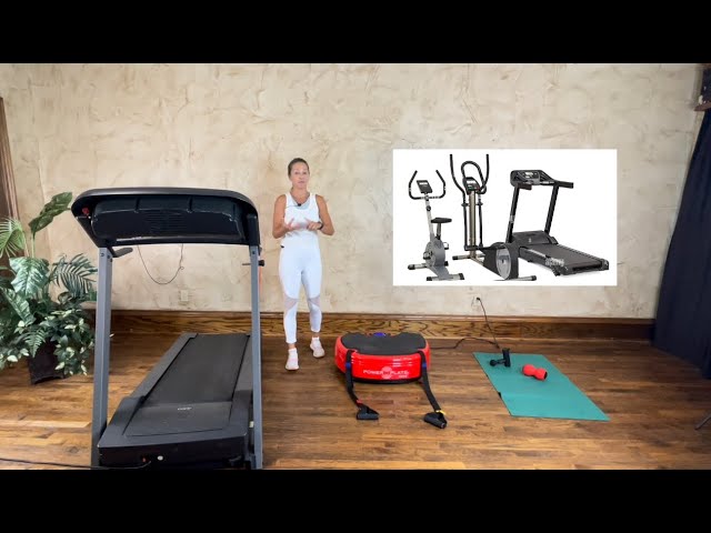 Power Plate before and after a treadmill workout