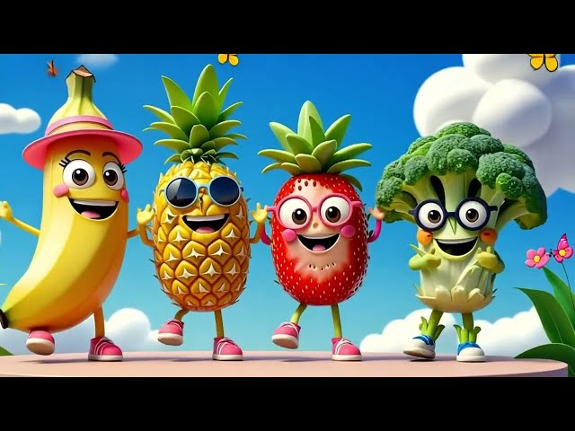 Hey Sensory Adventure: Colorful Fruits and Veggies Come to Life in Animation