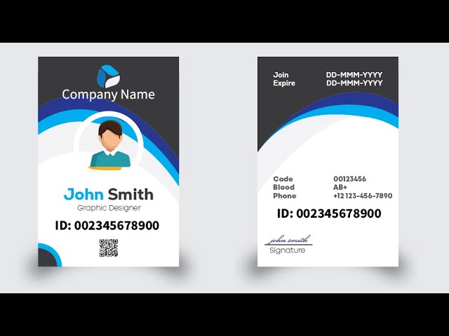 id card design in ms word - microsoft word tutorials