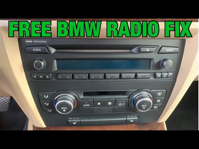 BMW Professional Radio No Audio / Stuck In AUX Mode Glitch | Quick Fix | E90 E91 E92 E93