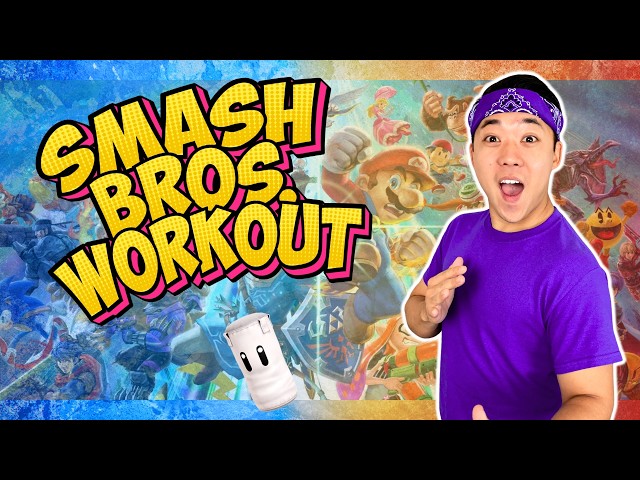 ⚔️✴️ Super Smash Bros Workout! | Ultimate Kids Fitness | GoNoodle Inspired