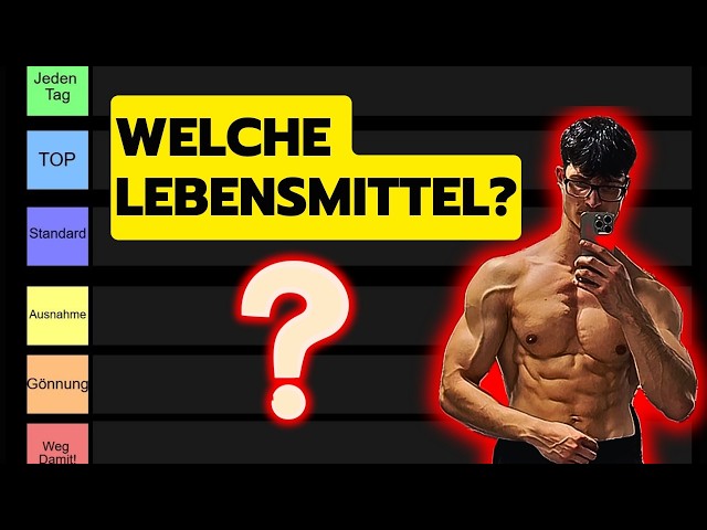 Lebensmittel TIERLIST für 8% KÖRPERFETT! (Es ist zu einfach…)