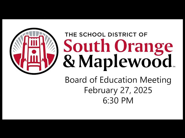 Board of Education Meeting - Public Session - 2/27/25