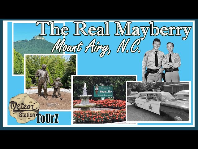 The Real Mayberry VR 360 Tour | Andy Griffith's home town Mt Airy N.C.