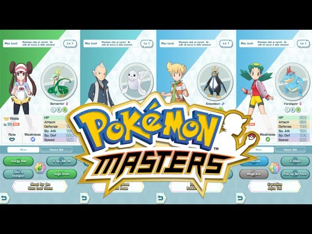 Which Pokemon Evolve in Pokemon Masters