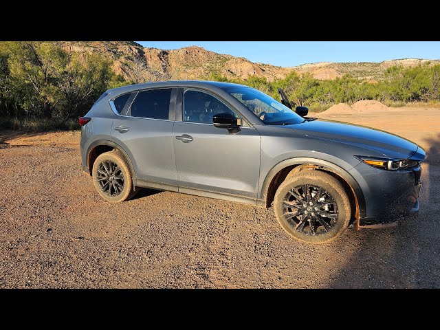 Caynon carving and offroad test of the '24 Mazda CX-5 SUV.  Rental impressions