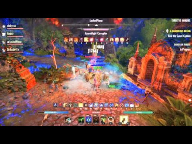 ESO Lair of Maarsleok Trifecta PS5 Necromancer healer POV