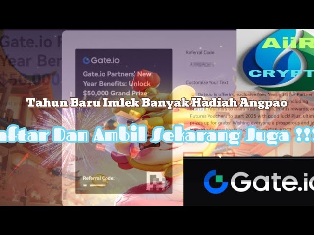 Hadiah Tahun Baru Imlek Gate.io Sesame Group: Nikmati Hadiah Mewah senilai $50.000