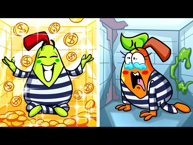 Rich Prisoner Get a Fun Club! How to become Popular + Crazy Jailbreak Hacks by Pear Couple