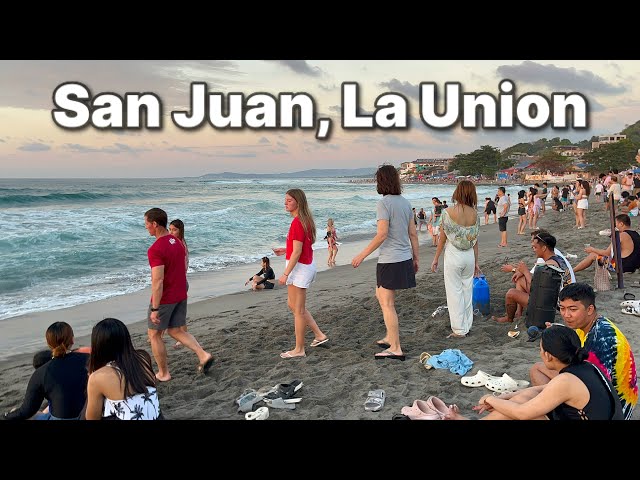 Amazing SAN JUAN LA UNION | Filipino Holiday at the Beach! | Famous Surfing Spot PHILIPPINES