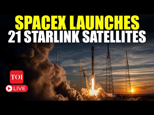 SpaceX Falcon9 Launch LIVE: SpaceX Expands Global Connectivity With Latest 21 Starlink Satellites