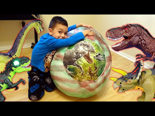 Dinosaur Mountain Adventure Part 3! Giant Dino Surprise Egg!