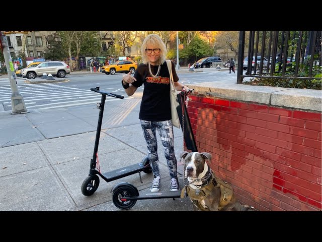 NYC LIVE Turboant Folding E-Scooter X7 Pro vs. M10 Comparison Review & Test Ride in New York City