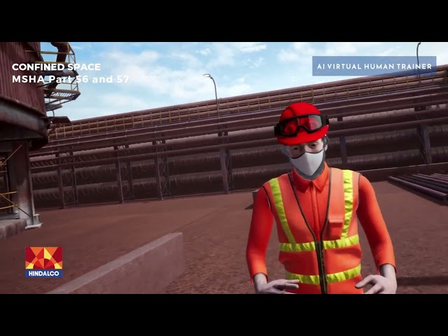 AI Virtual Human Trainer | Confined Space Safety MSHA Part 56