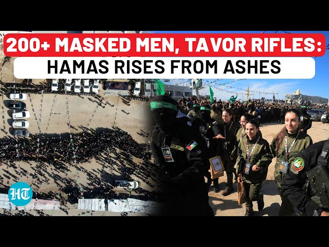 Hamas Stages Unbelievable Show of Force | 200+ Fighters March with Hostages in High-Stakes Showdown