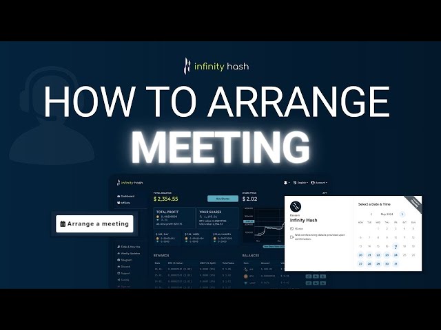 How to arrange a meeting