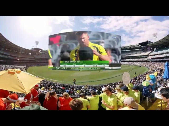 360: All dressed up for Warner's ton