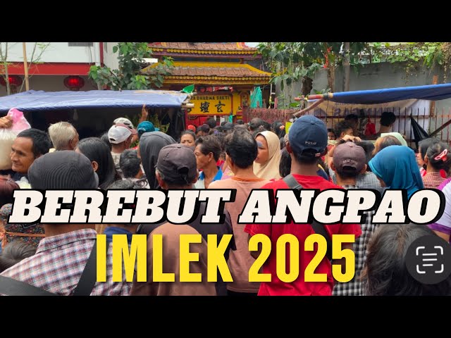 Ratusan Warga Kurang Mampu Berebut Mendapatkan Angpao Imlek 2025 #glodok #petaksembilan