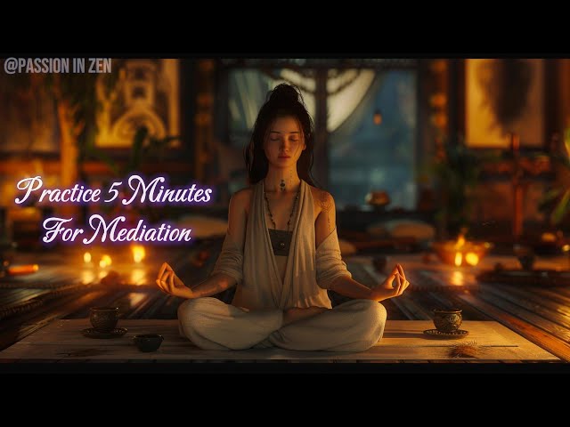 Relaxing Evening Meditation - 5-Minute Stress Relief Guide