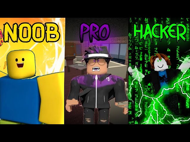 noob vs pro vs hacker Roblox mm2