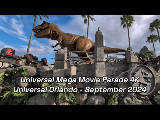 Universal Mega Movie Parade 4K HDR - Universal Studios Florida - Universal Orlando - September 2024