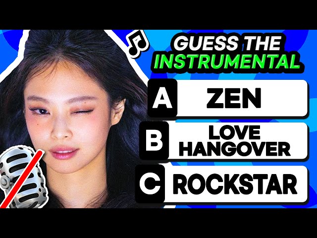 KPOP INSTRUMENTAL CHALLENGE 🔥 Multiple Choice - KPOP QUIZ