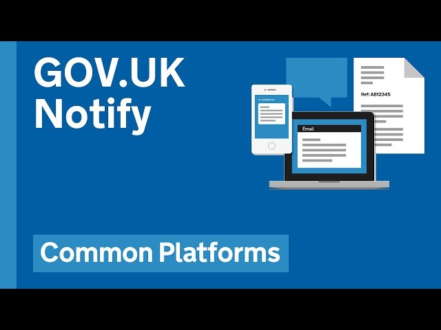 Introducing GOV.UK Notify