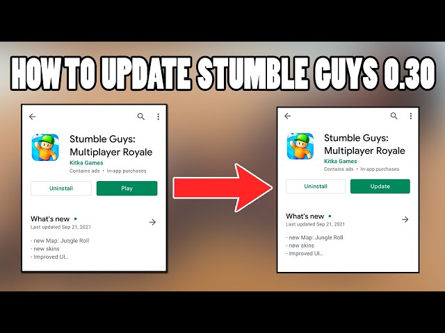 🔥HOW TO UPDATE STUMBLE GUYS 0.30 OFFICAL VERSION | STUMBLE GUYS 0.30 UPDATE PROBLEM SOLVED