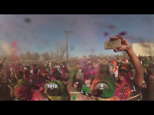 Holi Craze @ Hindu temple -KC Rocks