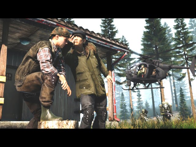 ОДИН ВЫСТРЕЛ ИЗМЕНИЛ ВСЕ. Американцы насели на мою будку - DayZ