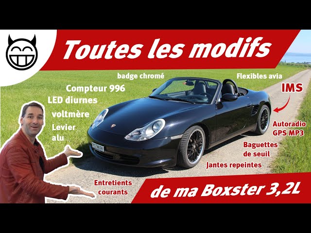 All the operations done on my Boxster 3.2L