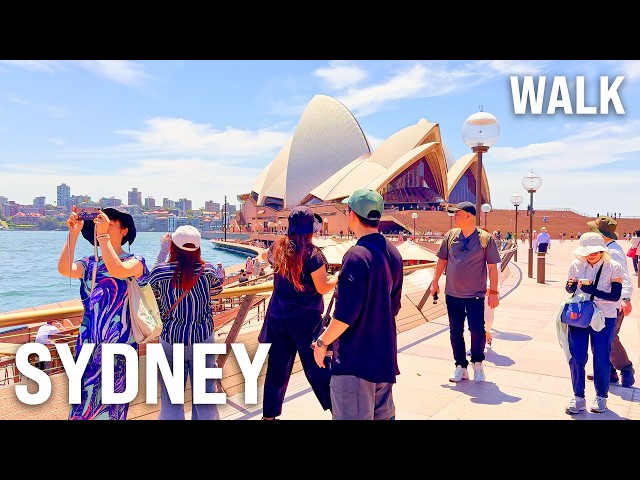 SYDNEY, Australia Walking Tour with BONDI BEACH Walk and Captions [4K/60fps]