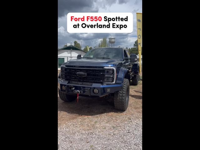 2023 Ford F550 Out At Last Years' Overland Expo! 😎 #shorts