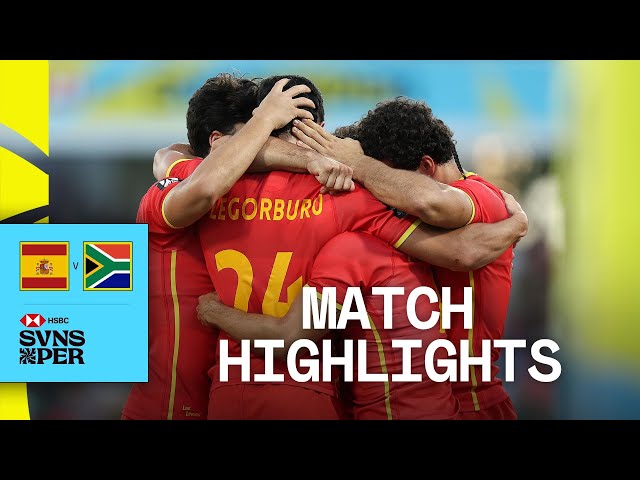 Spain secure THIRD! 🔥 | Spain v South Africa | HSBC SVNS Perth 2025 | Men's Highlights