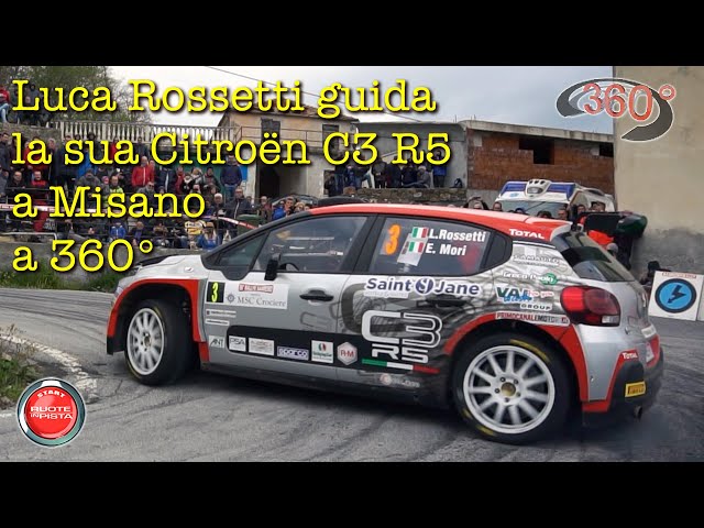 360° 4K VIDEO | Luca Rossetti guida la sua Citroën C3 R5 2019