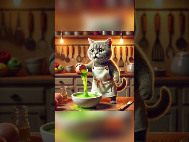 The Cat’s Cooking Adventure Gone Wrong