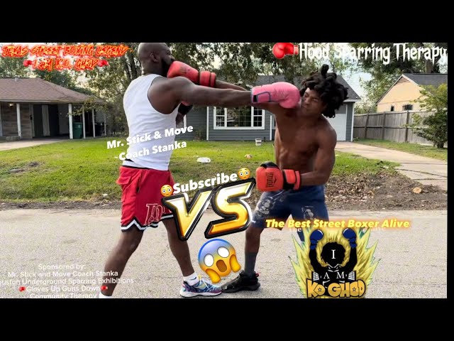 235 lb Coach Stanka vs 135lb Street Boxing Legend IAmKOGhOD Sparring is Therapy Gloves Up Guns Down