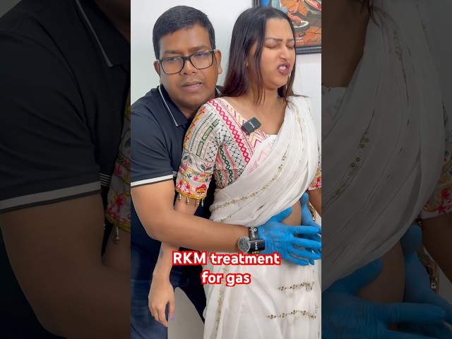 RKM treatment for gas #drrajneeshkant #rkm #worldfamouschiropractor