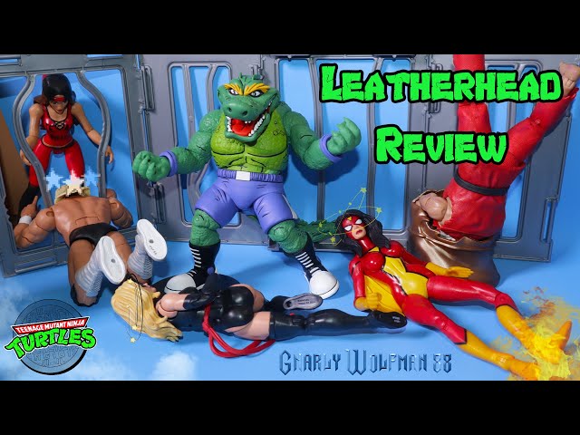 NECA Stump Arena Presents: TMNT Adventures LEATHERHEAD | Archie Comics Figure Review