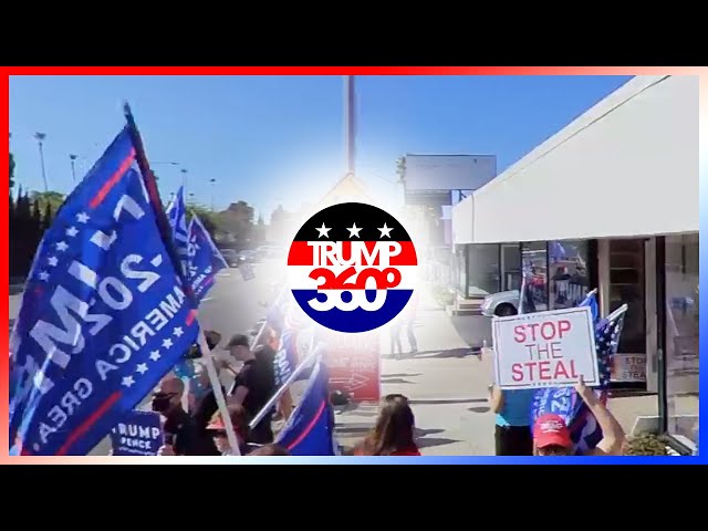 360° STOP THE STEAL, Stand for what's right! Rally for President Trump in Newport Beach, Ca