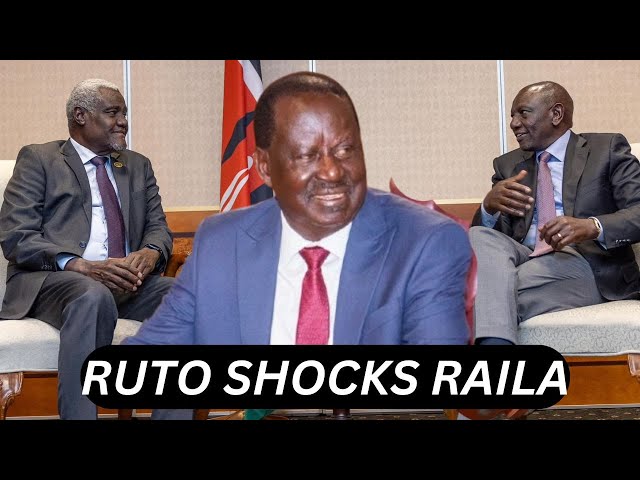 SHOCK TO RAILA! President Ruto meets Au competitors ahead of au elections