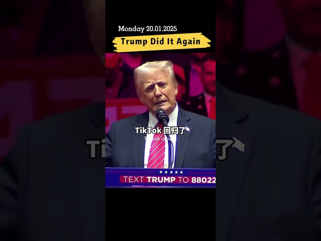 BREAKING NEWS: TikTok is BACK!!! | Trump did it again