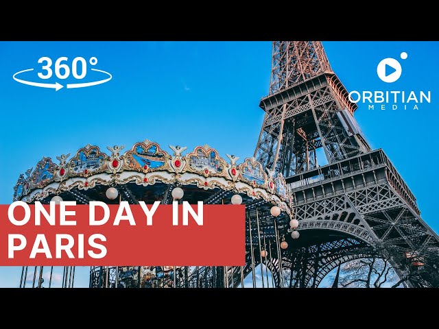 One Day in Paris Trailer - VR/360° guided city tour (8K resolution)