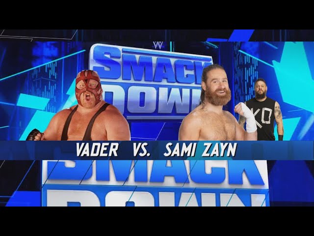 VADER VS SAMI ZAYN. SMACKDOWN. WWE 2K24. TQSVERSE