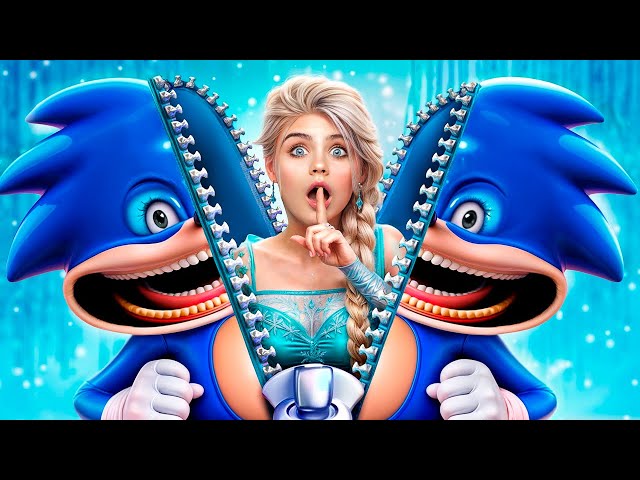 SHIN SONIC Extreme Makeover in de gevangenis?! Van Sonic tot Elsa Frozen Transformatie!